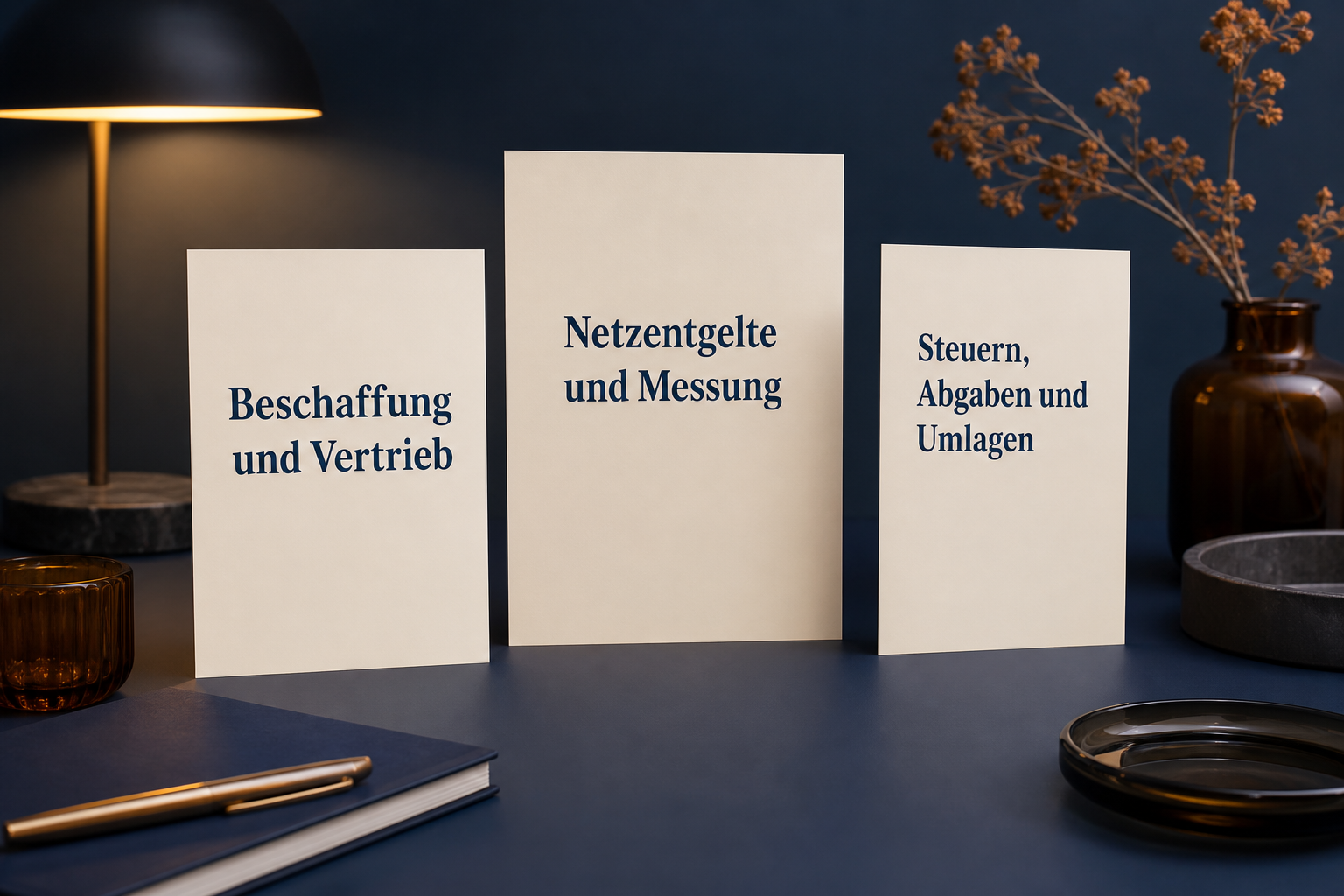 Illustrative Darstellung zum Ratgeberthema Strompreis-Zusammensetzung: Arbeitspreis und weitere Bestandteile