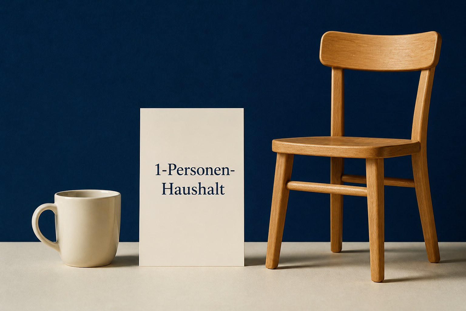 Illustrative Darstellung zum Ratgeberthema Stromverbrauch im 1-Personen-Haushalt richtig einordnen