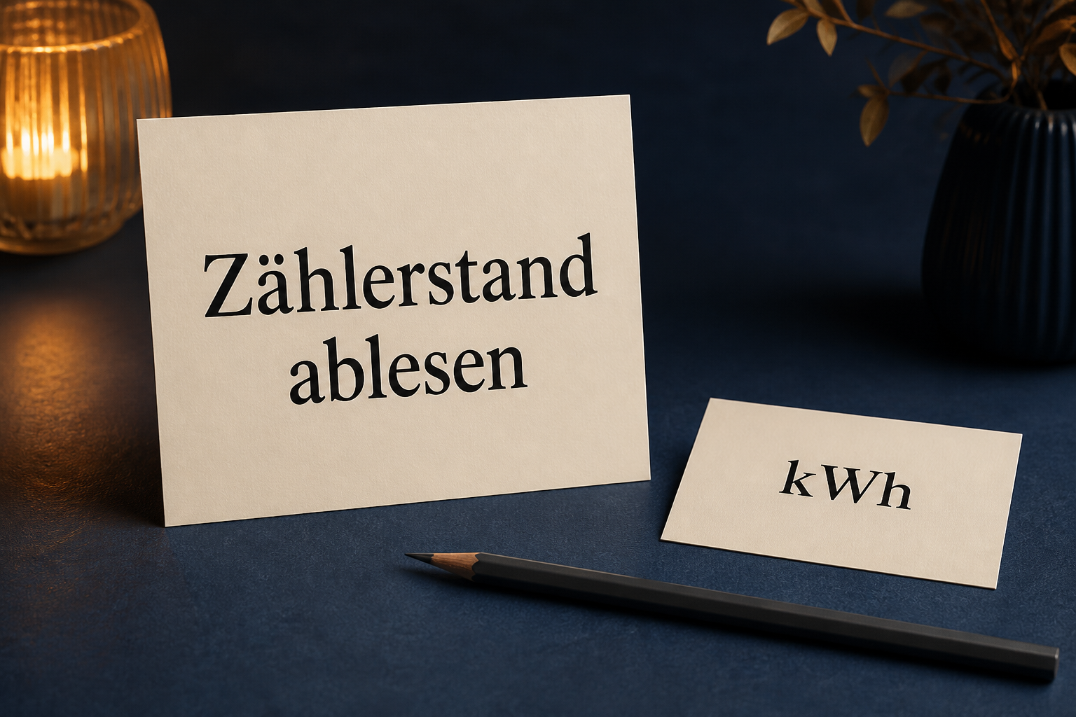 Illustrative Darstellung zum Ratgeberthema Stromzähler ablesen: Wert, Einheit und Zählerart erkennen